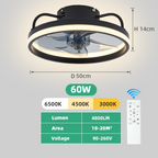 LumiBreeze LED Ceiling Fan Light