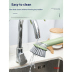 Long Grip Soap Dispensing Brush