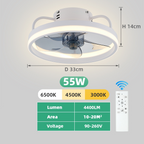 LumiBreeze LED Ceiling Fan Light
