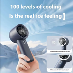 TurboBreeze 5-Blade Handheld Fan