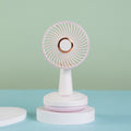Mini USB Rechargeable Desktop Fan with 90° Rotation