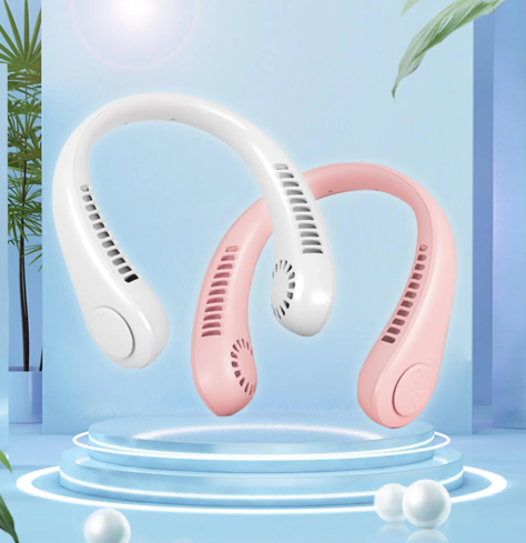 Portable Leafless Neck Fan 3-Speed Turbo | 2000mAh
