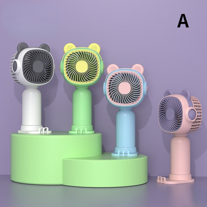 Kawaii Mini Handheld Fan - Portable Summer Cooling Fan