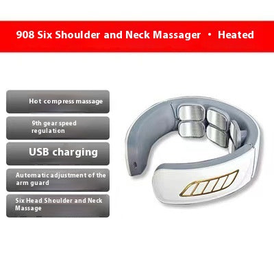 Smart Neck Massager With Heat – Relaxation & Pain Relief Device