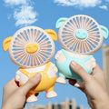 PiggyBreeze Cartoon Mini Fan