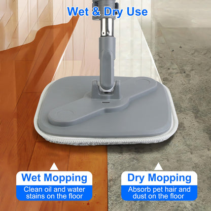 Professional Spin Mop & Bucket Set – 360° Rotating Floor Cleaner