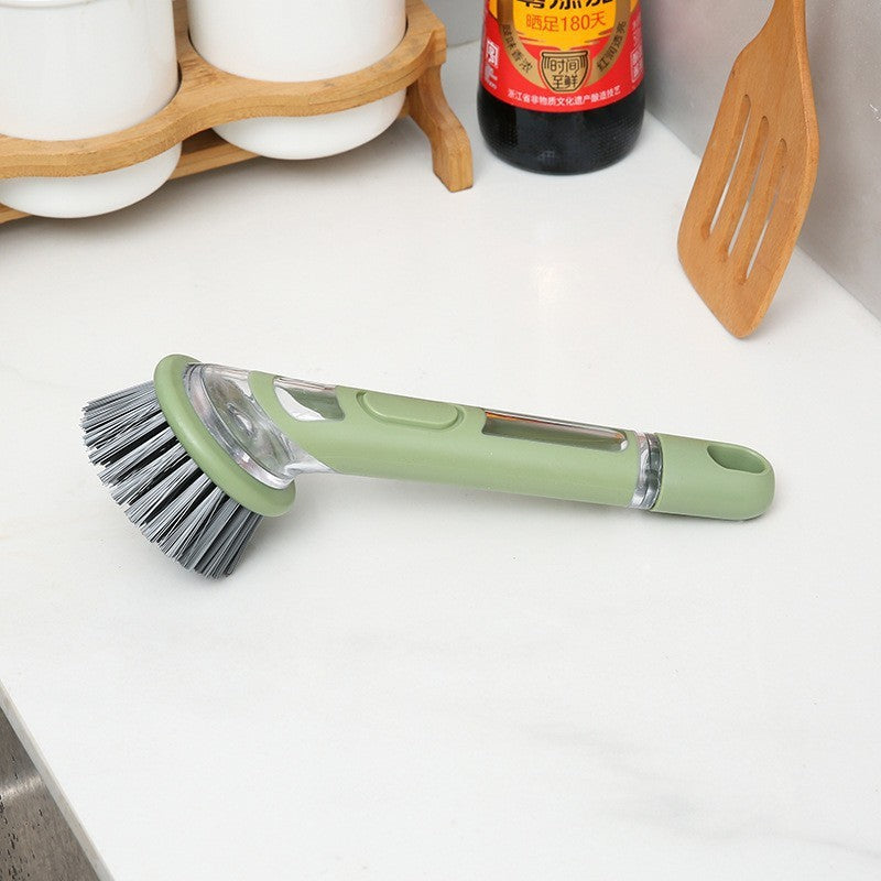 Long Grip Soap Dispensing Brush