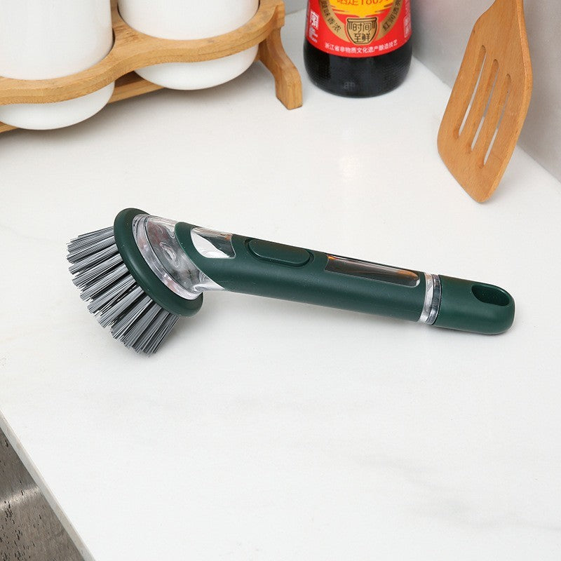 Long Grip Soap Dispensing Brush