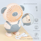 PiggyBreeze Cartoon Mini Fan