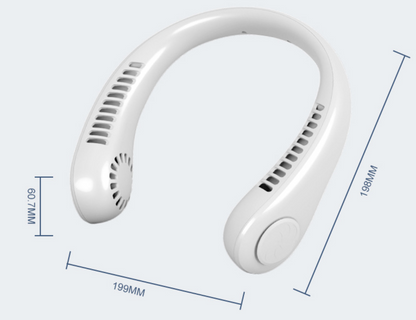 Portable Leafless Neck Fan 3-Speed Turbo | 2000mAh