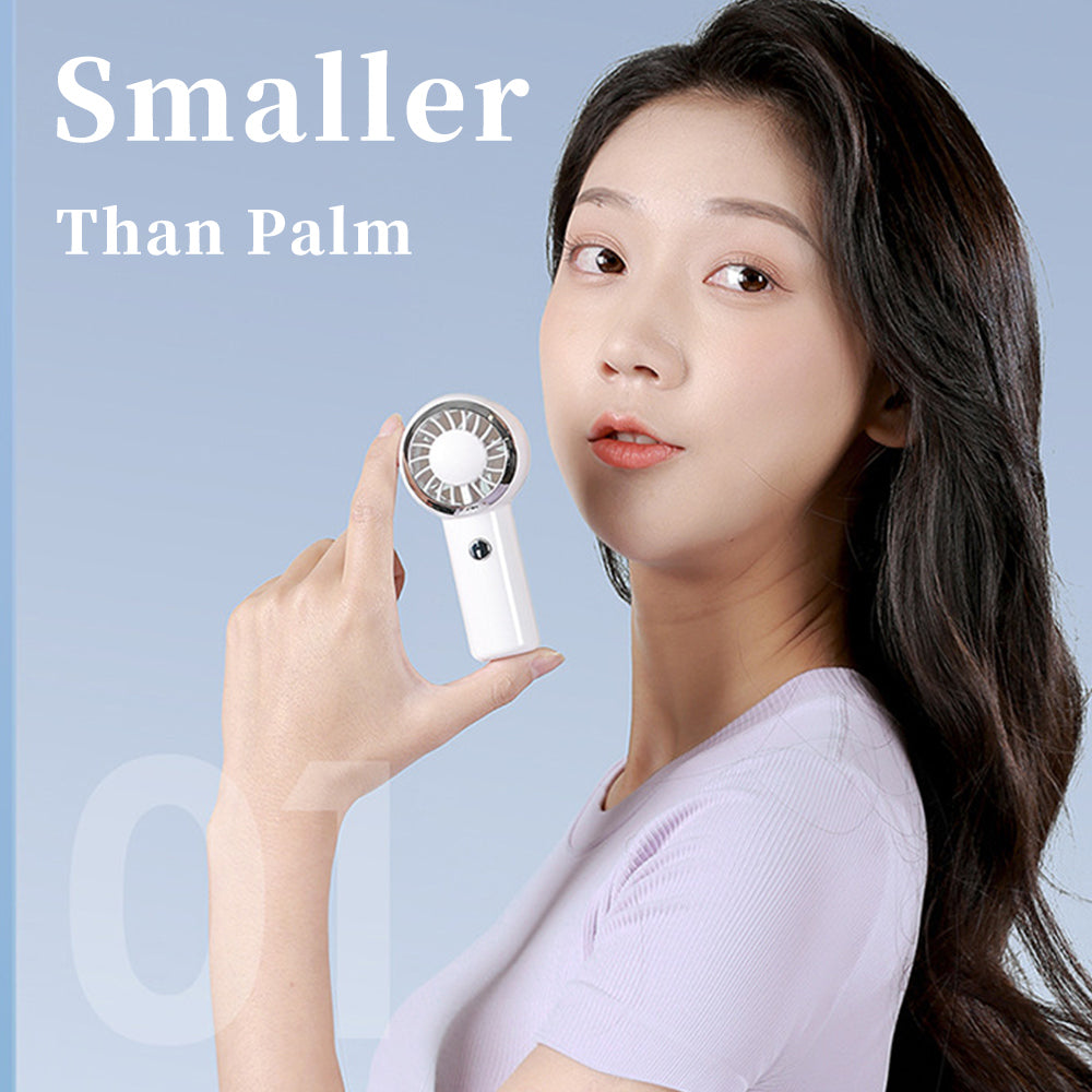 Portable Handheld USB Neck Fan for Outdoor Use