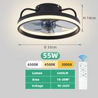LumiBreeze LED Ceiling Fan Light