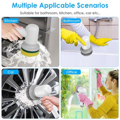 Electric Spin Scrubber – Powerful Cordless Cleaning Brush