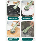 Long Grip Soap Dispensing Brush