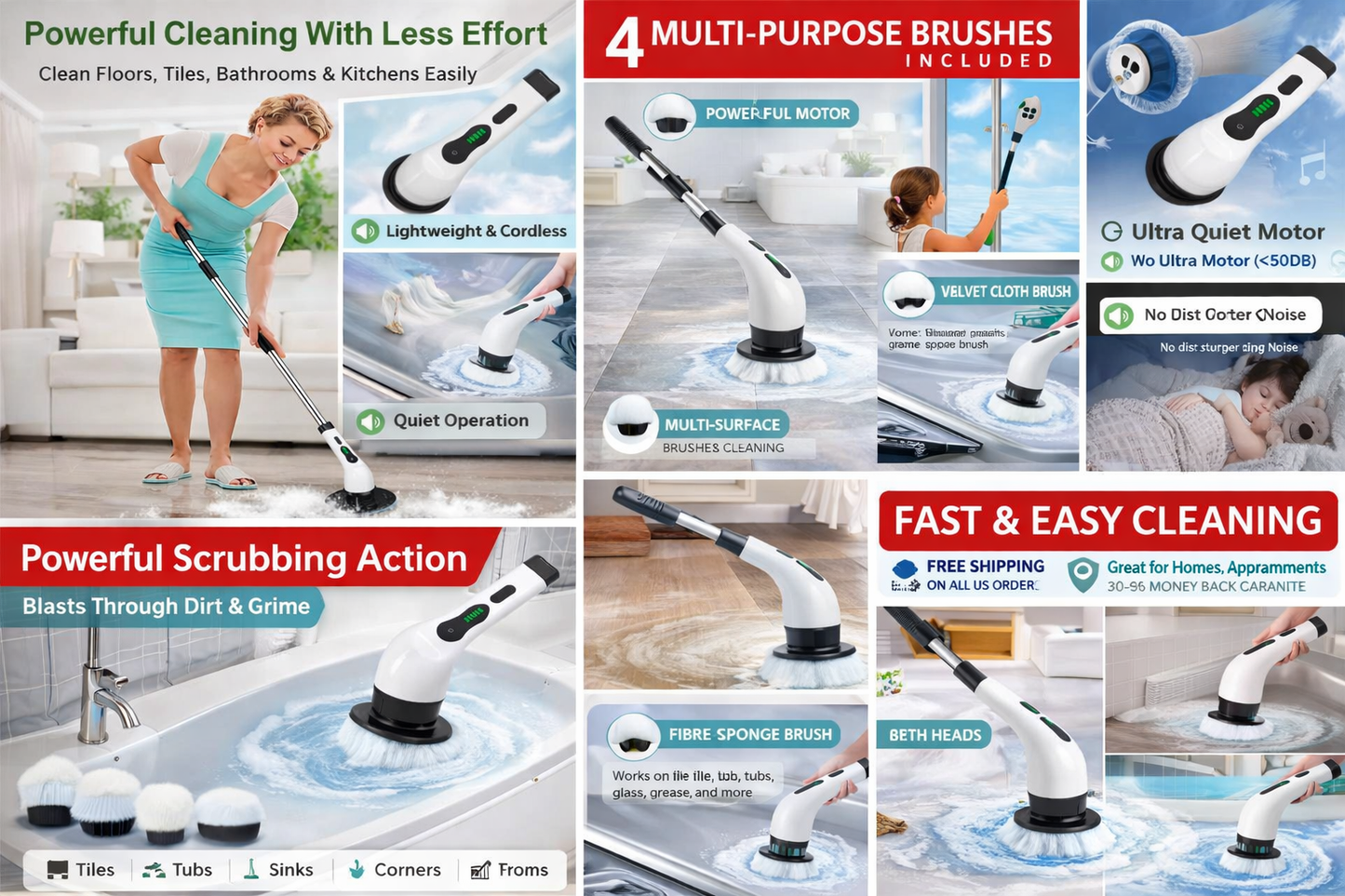 TurboSpin Electric Cleaning Brush