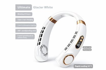 Stay Cool Anywhere: Portable Hands-Free Fan