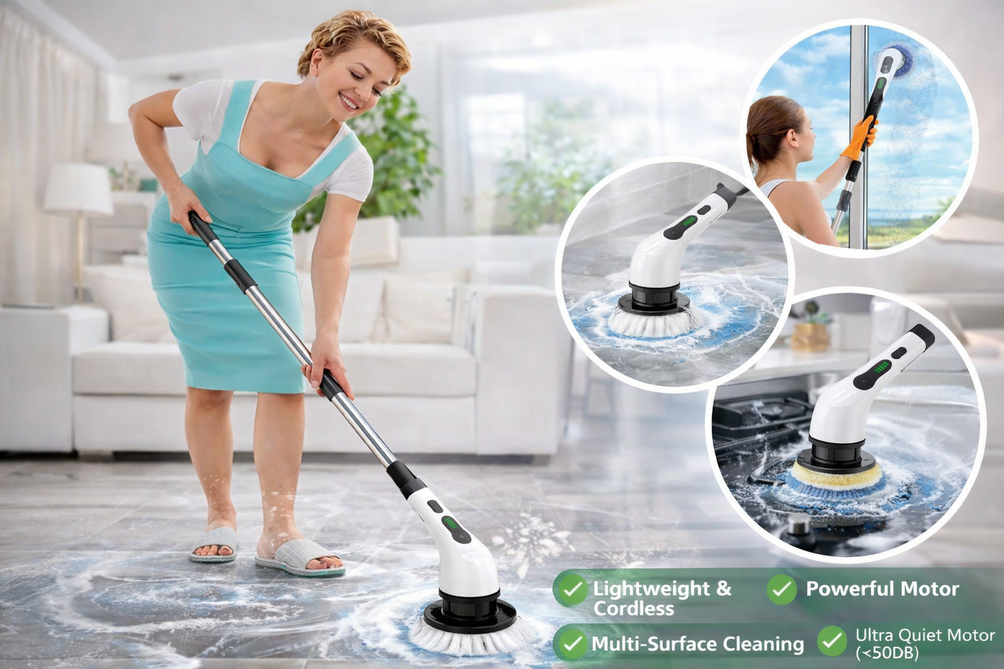 TurboSpin Electric Cleaning Brush